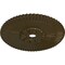 Ekena Millwork Melonie Ceiling Medallion (Fits Canopies up to 6 1/4"), Hand-Painted Brass, 36 1/4"OD x 1 7/8"P CM36MEBRS - alternate 3